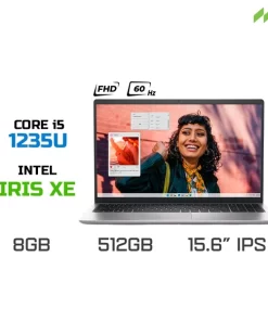 Laptop Dell Inspiron 15 3520 N3520-i5U085W11SLU (i5-1235U, Iris Xe Graphics, Ram 8GB DDR4, SSD 512GB, 15.6 Inch IPS FHD 60Hz, Win 11/Office HS 21)