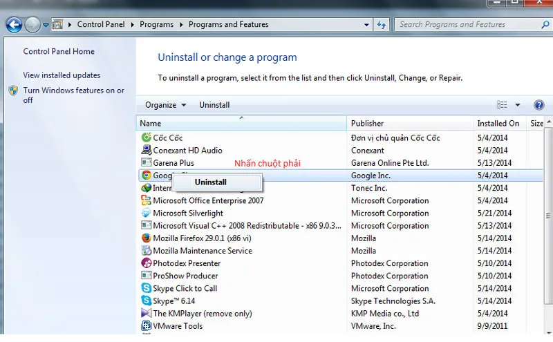 2 Cách gỡ phần mềm triệt để trên máy tính Windows